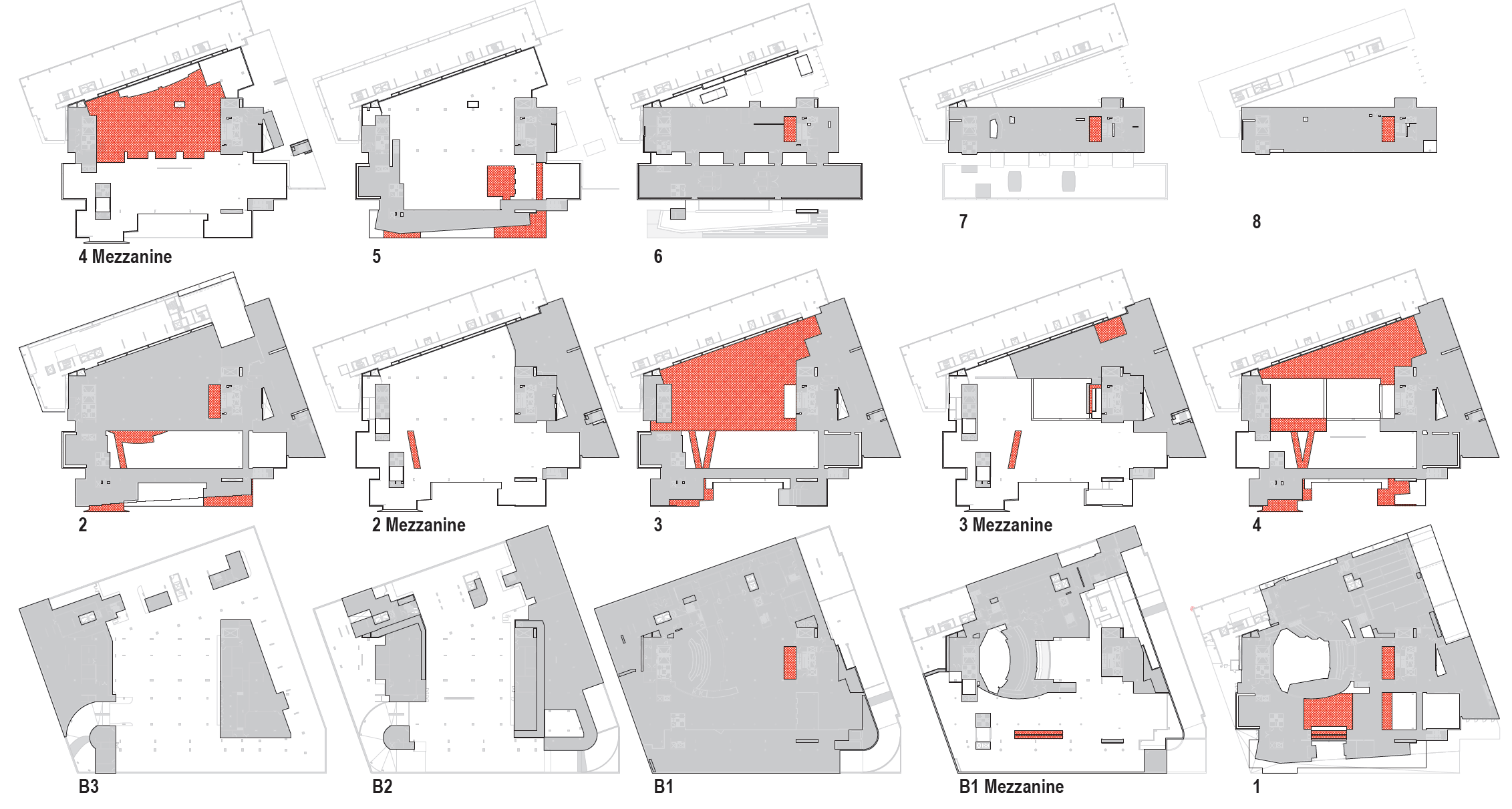 Slab demolition diagrams